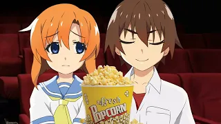 Keiichi sees End of Evangelion In Theaters with Rena