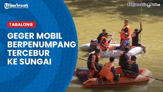 Mobil Tenggelam di Sungai Tabalong, Tim Gabungan Masih Lakukan Pencarian