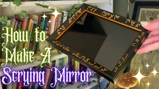 🌛 Making A Scrying Mirror🌜Witchy Crafts