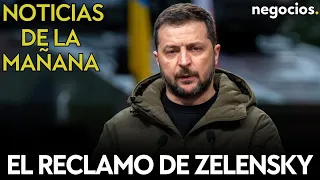 NOTICIAS DE LA MAÑANA | Zelensky reclama el mismo apoyo que a Israel; EEUU se compromete; y BOJ