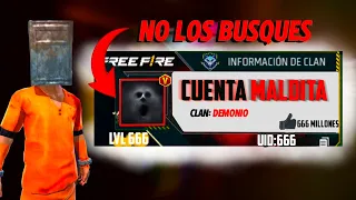 Las 5 CUENTAS mas EXTRAÑAS en FREE FIRE