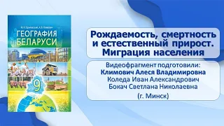 География населения. Тема 22. Рождаемость, смертность и естественный прирост. Миграция населения