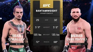 ШОН О'МЭЛЛИ VS МЕРАБ ДВАЛИШВИЛИ UFC 5 CPU VS CPU