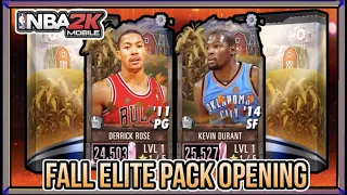 PINK DIAMOND FALL THEME PACK OPENING! | NBA 2K Mobile 20 Season 2 Fall Theme