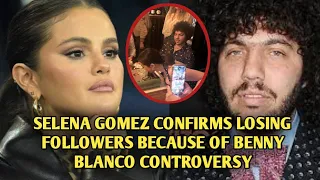 Selena Gomez's Follower Count Declines Due to Controversy Surrounding Benny Blanco