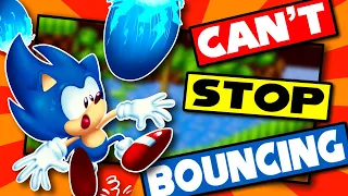 Sonic, but He Can't Stop Bouncing?! - Funny Sonic Rom Hack