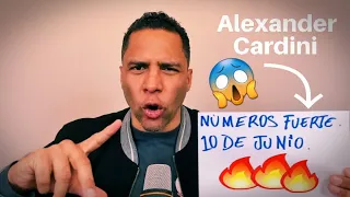 NUMEROS PARA HOY 🔥 Alexander Cardini 10/06/23 Números Fuerte