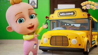 Wheels on the Bus | Happy Tots Nursery Rhymes & Kids Songs