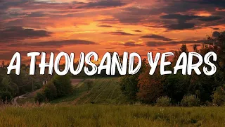 A Thousand Years - Christina Perri (Lyrics)