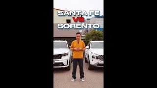 SantaFe против Sorento СРАВНЕНИЕ ВЛАДЕЛЬЦА! #автоизкореивроссию #автоизкореи #shorts