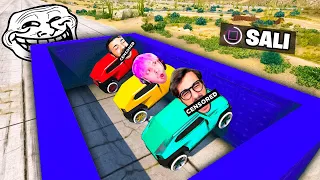 SFIDO I MIEI AMICI NELLA GARA TROLL DI GTA 5!