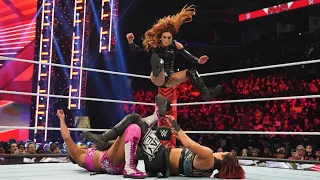 Becky Lynch Vs. Bianca Belair Vs. Bayley Triple Treat Match At WWE RAW In Brooklyn, Feb. 13, 2023