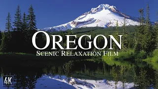 Oregon 4K Scenic Relaxation Film | Mount Hood Drone Video | Portland Oregon Aerial Footage