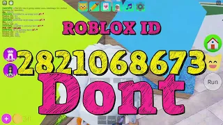 DONT Roblox Song Codes