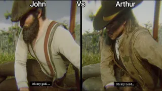 Arthur Vs John Meets Sonny In The Swamp (Different Dialogues) - RDR2