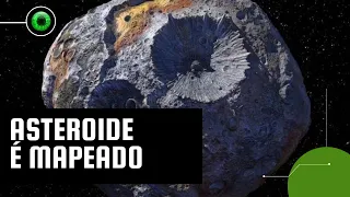 Mapa detalha asteroide rico em metal que será alvo da missão Psyche