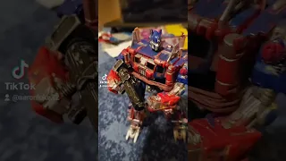 Optimus prime vs sentinel prime stop motion