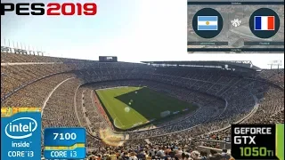 PES 2019 II Argentina Vs France Full Match Gameplay II PES 2019 DEMO [1080p60] II
