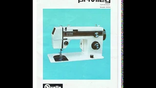 Manual Privileg Voll Zick-Zack 202A Nähmaschine Sewing machine Швейная машина