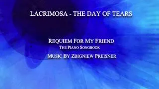 Lacrimosa Zbigniew Preisner Requiem for my Friend (Piano Cover)