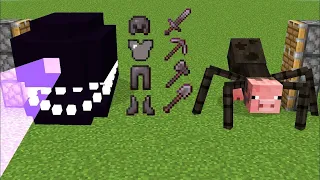 wither storm + netherite armor + spider pig = ???