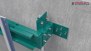 Gearless Machine Base Frame Installation - Prolift Elevator - Prolift Ascenseurs