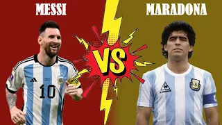 Comparison: Messi VS Maradona