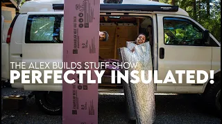 Insulating Our Chevy Express for Year-Round Off-Grid Living | Vanlife Tech