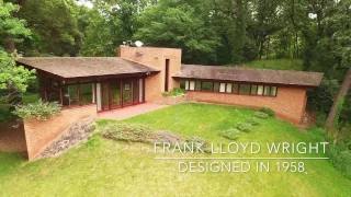 2206 Parklands Lane Drone Video | Frank Lloyd Wright 1958