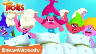 Epic Pillow Fight | TROLLS THE BEAT GOES ON!