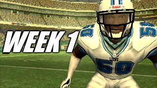 WATCH THE LIONS HUNT - MADDEN 2008 LIONS FRANCHISE - S1W1