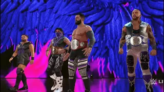 WWE 2K23 The Judgment Day vs. Jey Uso & Cody Rhodes & Sami Zayn & Kevin Owens