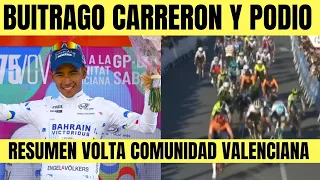 RESUMEN ETAPA 5 VUELTA A LA COMUNIDAD VALENCIANA Santi BUITRAGO TREMENDA CARRERA Y PODIO