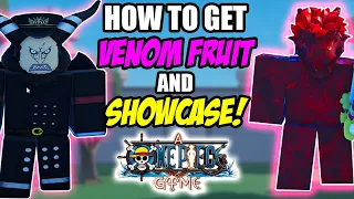 How To Get Venom Fruit and Full Showcase in A One Piece Game