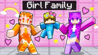 Adopted By GIRLS In Minecraft!