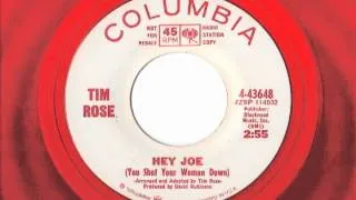 Tim Rose - Hey Joe You Shot Your Woman Down - Red Vinyl Promo -