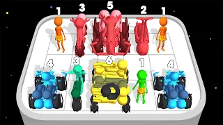 MERGE & PUSH 3D - Merge Human Vehicles (Max Level)