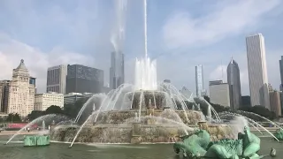 The Buckingham Fountain in Chicago