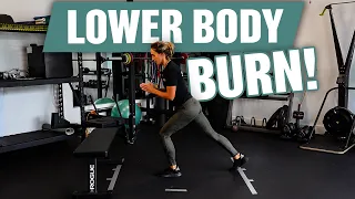 Standing LOWER BODY BURN - Thighs, Booty, Calves (At Home, No Equipment!)