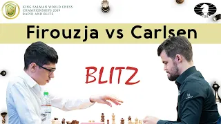 Alireza Firouzja vs Magnus Carlsen | World Blitz Ch 2019 | FULL GAME