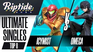 IcyMist (Samus) vs omega (Joker) - Ultimate Singles Top 8 - Riptide 2023