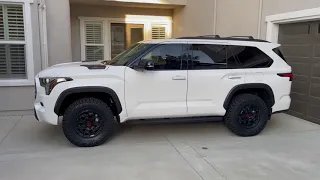 2023 Toyota Sequoia TRD Pro Gets a LIFT and 35" Open Country RT Trails!!