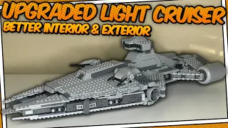 Upgraded Interior, Exterior, Turrets & Tie Fighter! LEGO Star Wars 75315 Imperial Light Cruiser Mods