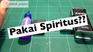 Zippo Experiment!! Zippo Fluid Vs Spiritus (Alternatif Fluid Part 2) Indonesia