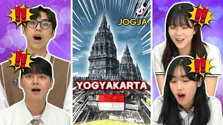 Reaksi Siswa Korea Terkejut dengan Luasnya Kota "YOGTAKARTA"(Jogja) 🇮🇩🇰🇷 | Reaction Tiktok Indonesia