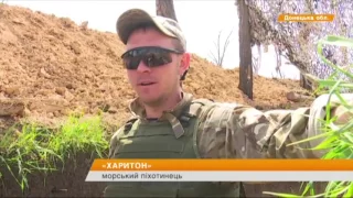 Бойцы АТО сняли на видео запрещенные Грады-Партизаны боевиков