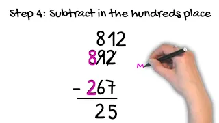 3 Digit Subtraction with Regrouping