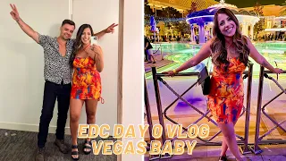 EDC Day 0 Vlog | Staying on the Strip & elrow Vegas 🎉