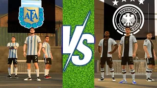 ARGENTINA V/S GERMANY International Friendly Match | Volta Gameplay | Fifa 23 #voltafootball