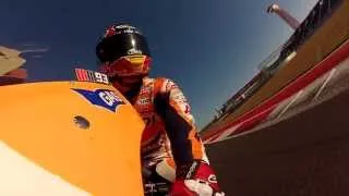 MARC MARQUEZ GoPro OVER SHOULDER